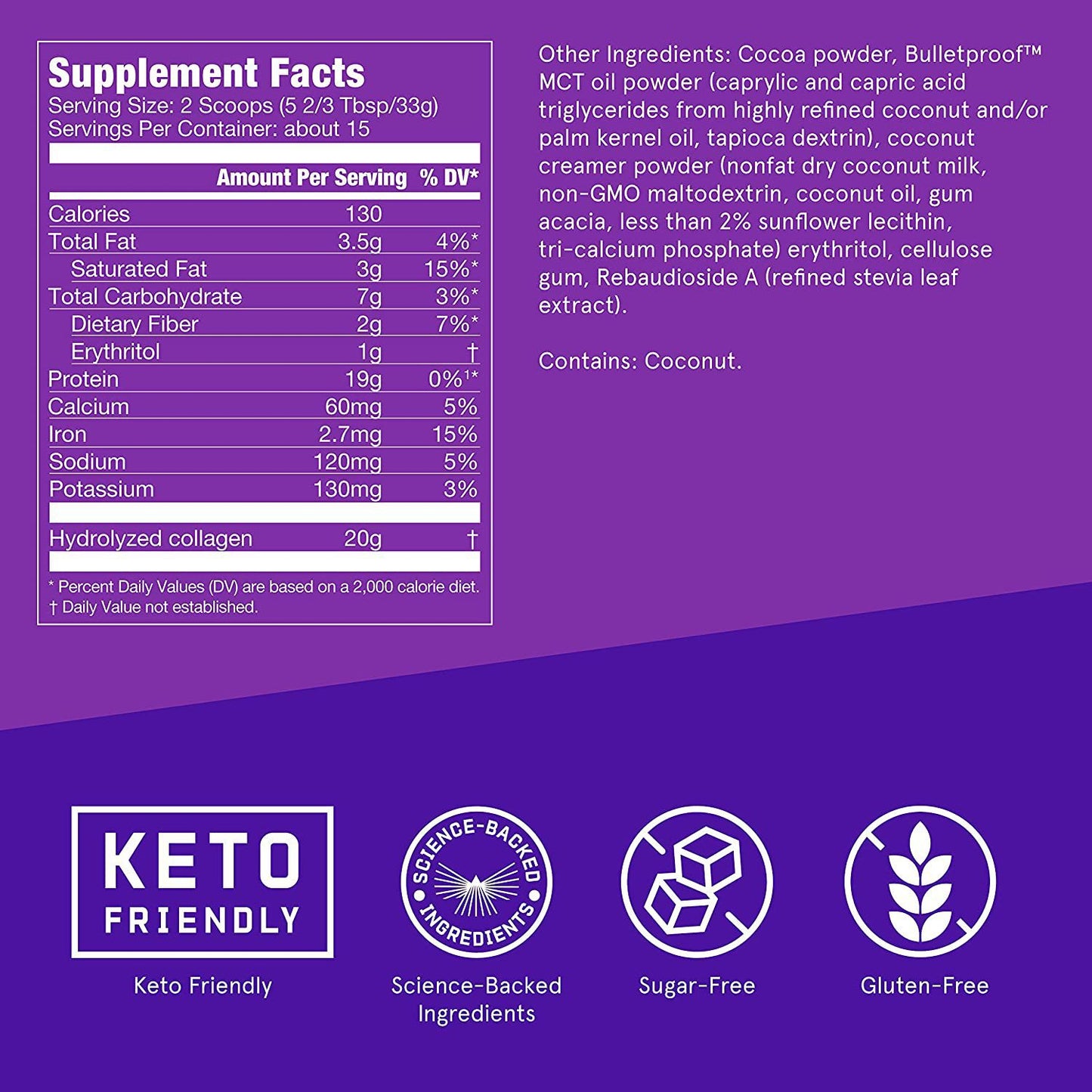 Buy Chocolate Collagen Protein Powder for Muscle and Skin Health global swanky 3