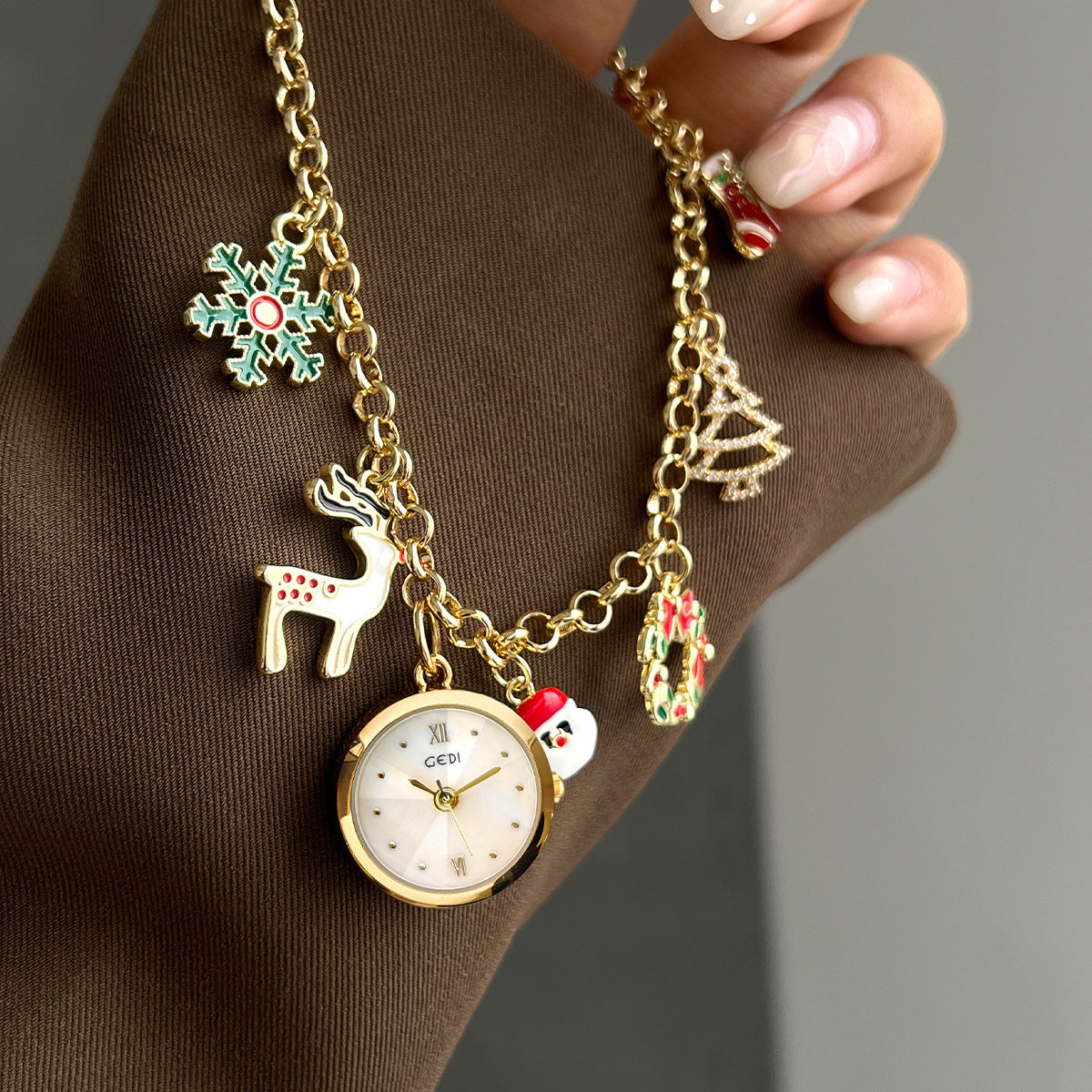 Buy Christmas Bracelet Quartz Watch for Women – Stylish Gift
global swanky 2