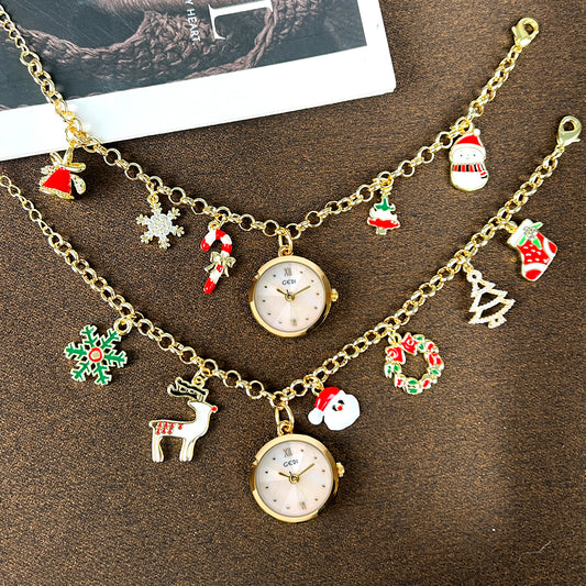 Buy Christmas Bracelet Quartz Watch for Women – Stylish Gift
global swanky 3