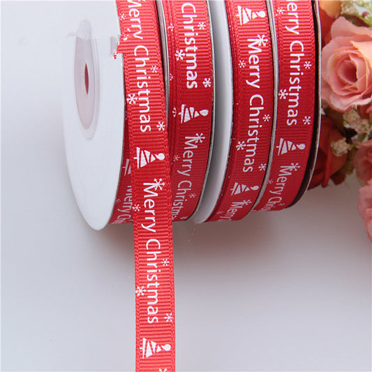 Buy Christmas Ribbon 1CM Threaded Small Roll for Crafts globalswanky 03