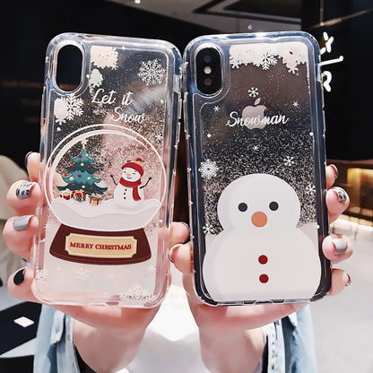 Buy Christmas Snowflakes Sands Mobile Shell for Apple iPhone globalswanky 01
