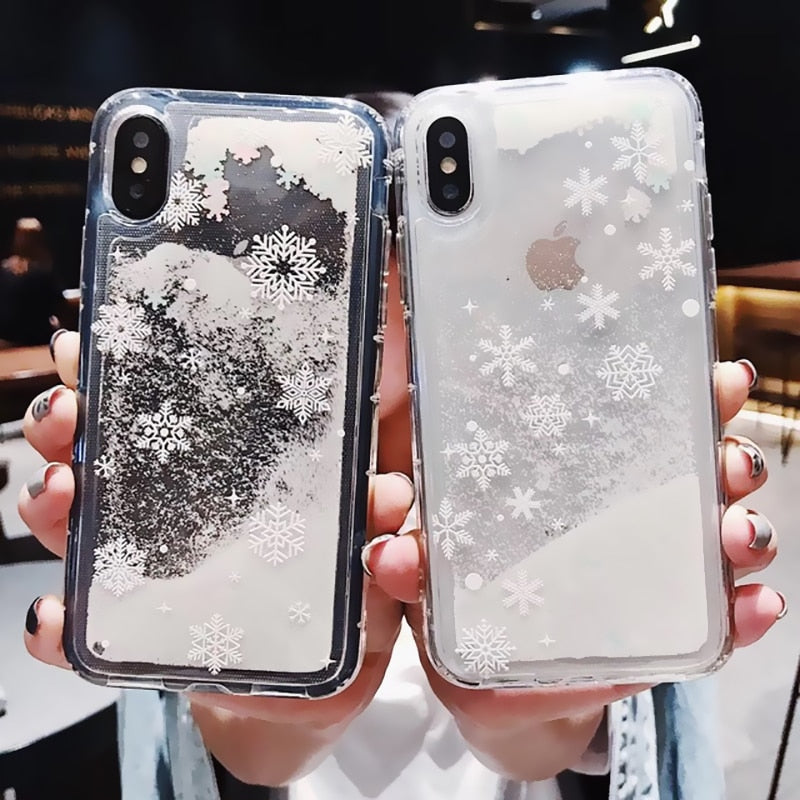 Buy Christmas Snowflakes Sands Mobile Shell for Apple iPhone globalswanky 02