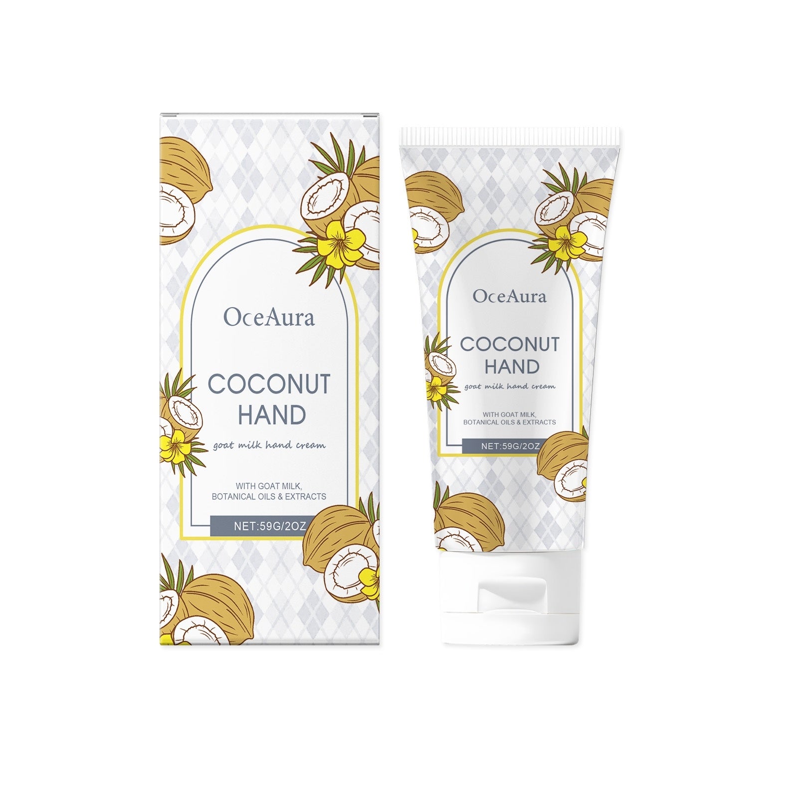 Buy Coconut Cream Hand Cream for Soft and Hydrated Hands global swanky 1