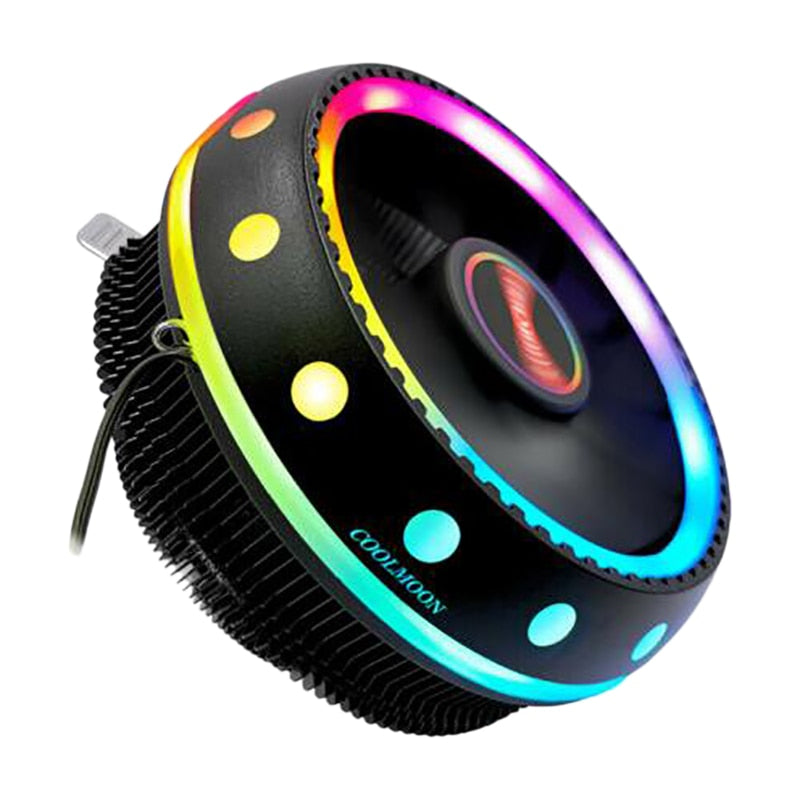 Buy Color Changing Computer Cooling CPU Fan Desktop PC Cooling global swanky 3
