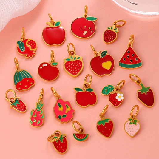 Buy Colorful Drip-Oil Pendant Stylish Necklace Designed for Women global swanky 3