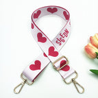 Pink Love Heart / Gold Buckle