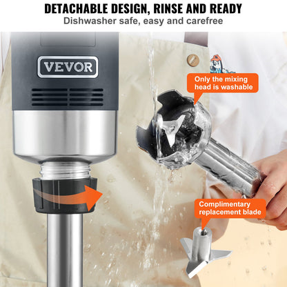 Buy Commercial Immersion Blender 750W Heavy Duty Hand Mixer Tool global swanky 3