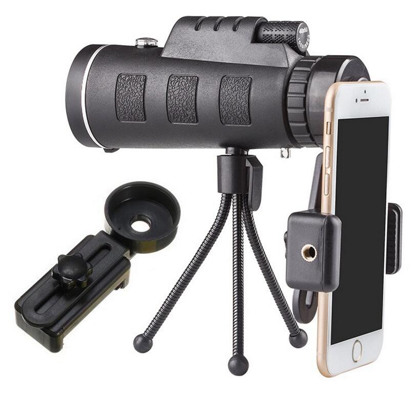 Buy Compatible Monocular Telescope Zoom Scope Phone Clip Tripod globalswanky 03
