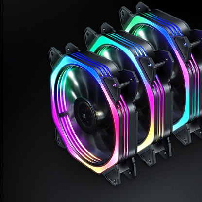 Buy Computer Power Supply Fan LED Light Chassis for PC Cooling global swanky 3