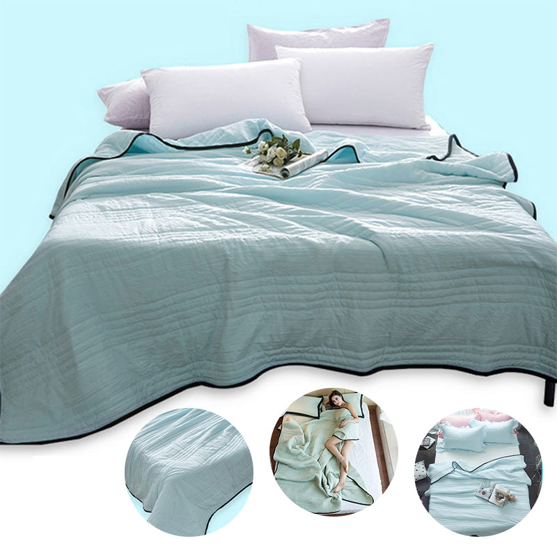 Buy Cooling Summer Quilt – Lightweight, Compressible & Breathable globalswanky 01