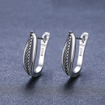 Buy Copper Retro Hong Kong Style Zircon Earrings – Elegant Design global swanky 1