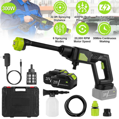 Buy Cordless Pressure Washer 435PSI Portable Car Cleaner Kit global swanky 1