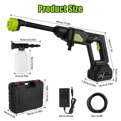 Buy Cordless Pressure Washer 435PSI Portable Car Cleaner Kit global swanky 2