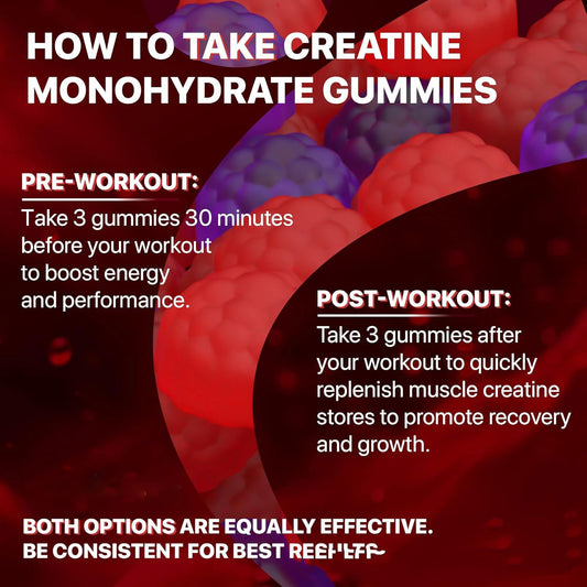 Buy Creatine Gummies & Vitamins for Muscle Growth and Vitality global swanky 2