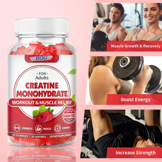 Buy Creatine Monohydrate Gummies for Workout and Energy Boost global swanky 1