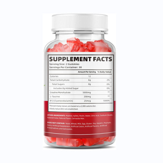 Buy Creatine Monohydrate Gummies for Workout and Energy Boost global swanky 3
