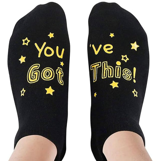 Buy Creative Trendy Socks With Letter Jacquard Patterns On Sole globalswanky 01