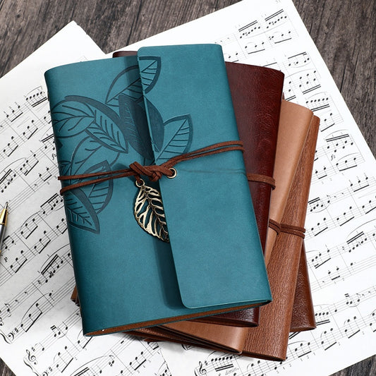Buy Creative Vintage Leaves Travel Diary Notebook Stationery global swanky 2