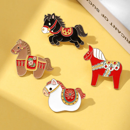 Buy Cute Animal Zodiac Year Gift Brooch Trendy Jewelry Accessory global swanky 1