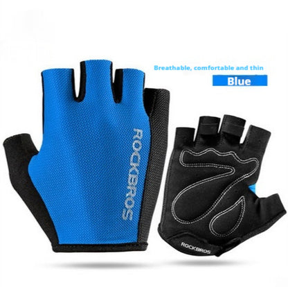 Buy Cycling Gloves Half Finger Non-Slip Breathable for Cycling global swanky 1