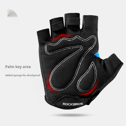 Buy Cycling Gloves Half Finger Non-Slip Breathable for Cycling global swanky 3