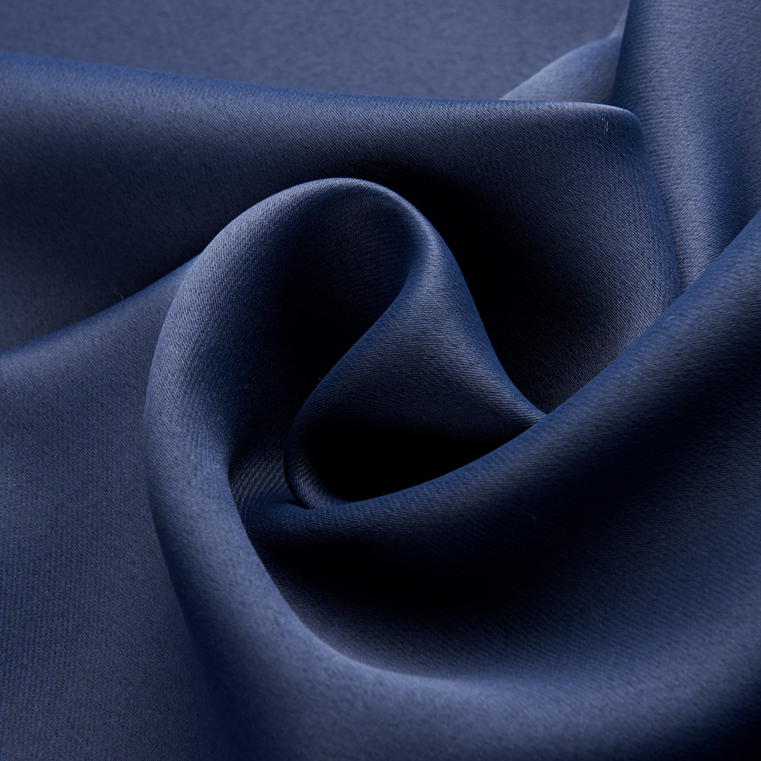 Buy Dark Blue Bedroom Blackout Fabric Printed Curtains for Style Room Global swanky 3