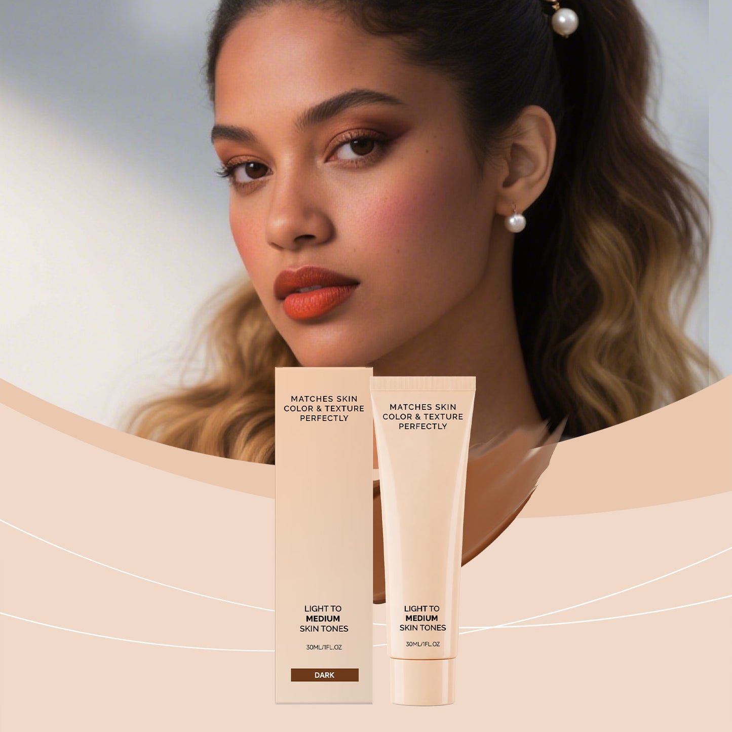 Buy Dark Skin Tone Concealer Foundation Liquid Full Coverage global swanky 1