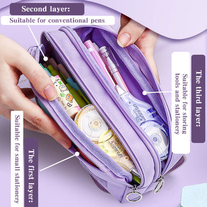 Buy Decompression Pencil  Net Red Portable Pencil Bag for Girls
Global swanky 3