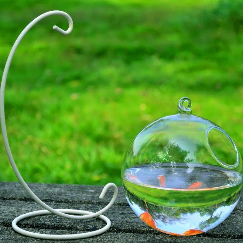 Buy Decorative Hanging Glass Fish Tank for Home & Office Decor globalswanky 02