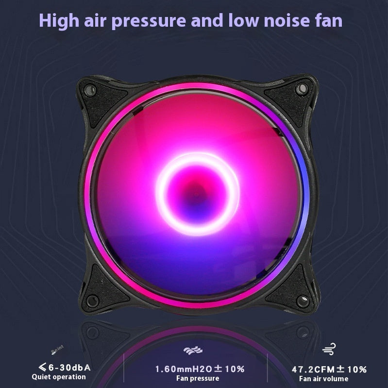 Buy Desktop Computer RGB Mute Chassis Fan for Silent Cooling global swanky 1