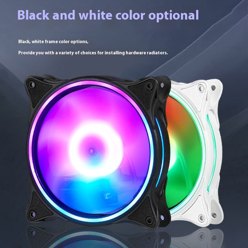 Buy Desktop Computer RGB Mute Chassis Fan for Silent Cooling global swanky 2
