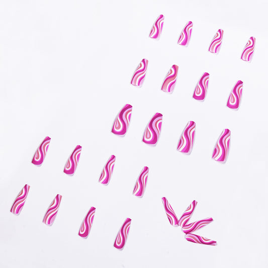 Buy Detachable Finished Fake Nails – Stylish Press-On Nail Kit gobalswanky 02