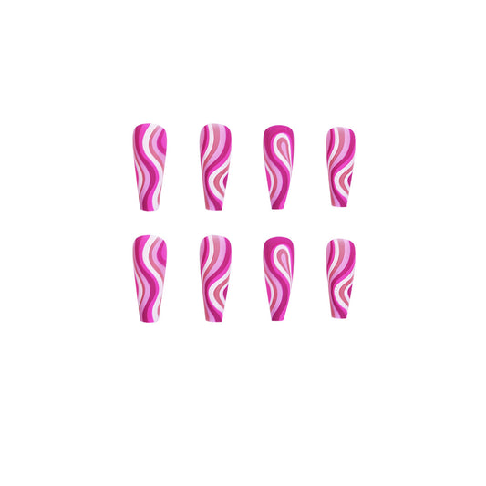 Buy Detachable Finished Fake Nails – Stylish Press-On Nail Kit gobalswanky 03