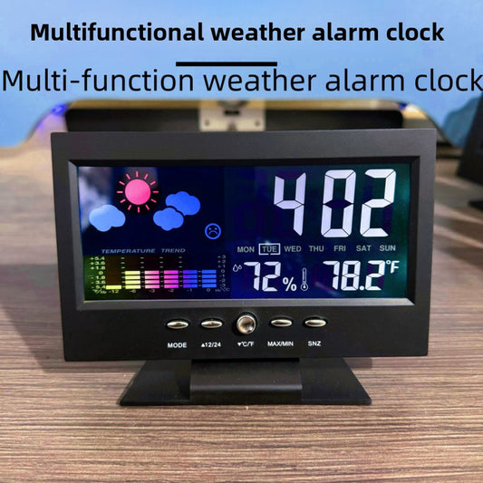 Buy Digital Alarm Clock with Weather Display and Smart Design global swanky 1