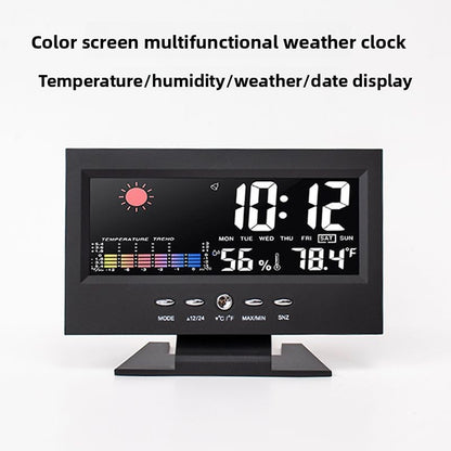 Buy Digital Alarm Clock with Weather Display and Smart Design global swanky 2