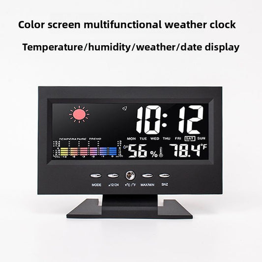 Buy Digital Alarm Clock with Weather Display and Smart Design global swanky 2