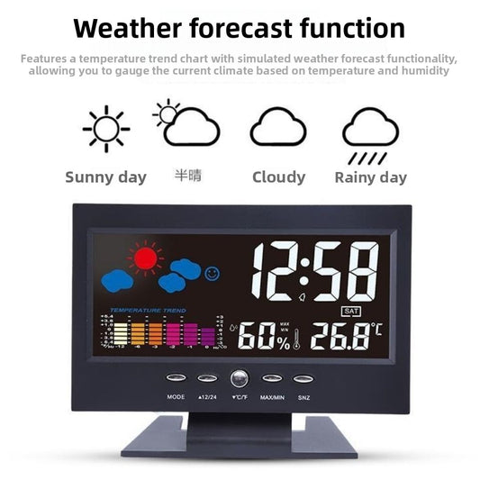 Buy Digital Alarm Clock with Weather Display and Smart Design global swanky 3