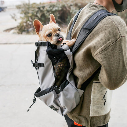 Buy Dog Carrier Backpack With Breathable Mesh and Safety Strap global swanky 1