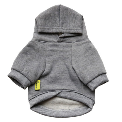 Buy Dog Clothes Fleece Hooded Security Pet Sweater Warm & Cozy global swanky 1