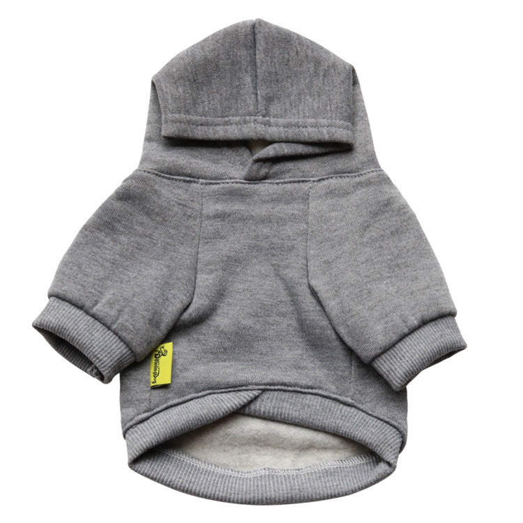 Buy Dog Clothes Fleece Hooded Security Pet Sweater Warm & Cozy global swanky 1