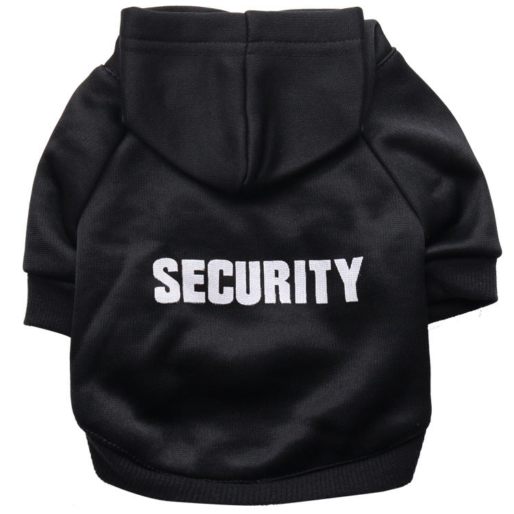 Buy Dog Clothes Fleece Hooded Security Pet Sweater Warm & Cozy global swanky 3