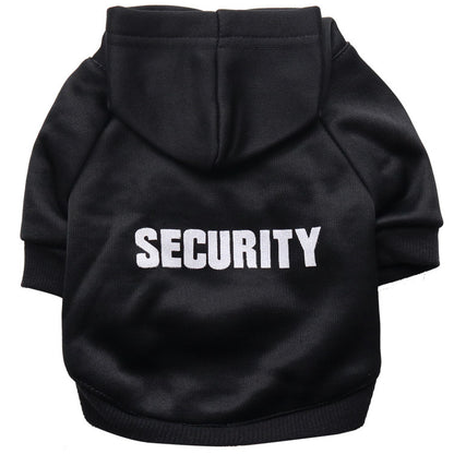 Buy Dog Clothes Fleece Hooded Security Pet Sweater Warm & Cozy global swanky 3