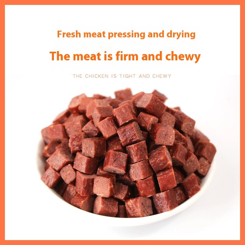 Buy Dried Beef Cubes Dog Snacks Training Reward Pet Treats globalswanky 02
