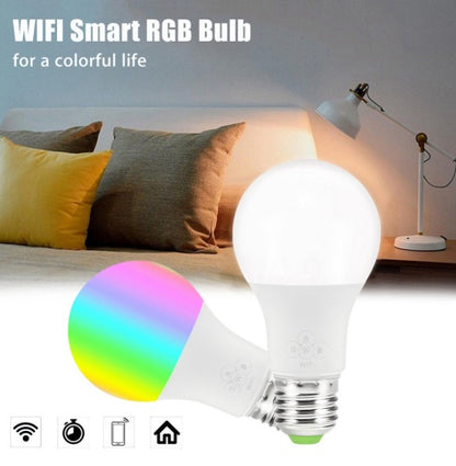 Buy E27 B22 RGB Smart LED Bulb with Music & App Control global swanky 4