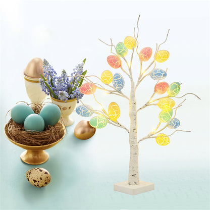 Buy Easter Decoration 60cm Birch Tree LED Light for Spring Party global swanky 3