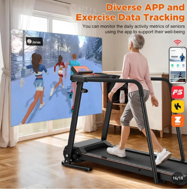 Buy Elderly Rehabilitation Treadmill for Home Walking Support global swanky 1