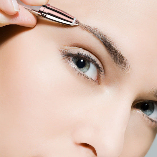 Buy Electric Eyebrow Remover with LED  Light for Painless Grooming global swanky 4