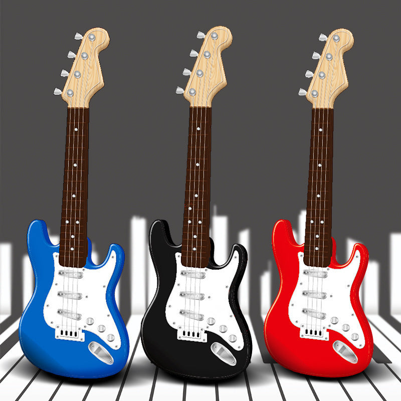 Buy Electric Guitar Toy 4 String Beginner Musical Instrument global swanky 1