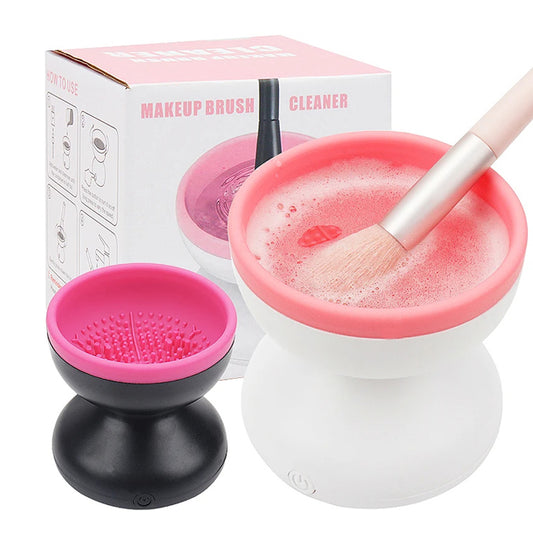 Buy Electric Makeup Brush Cleaner – Portable USB Automatic Tool globalswanky 02