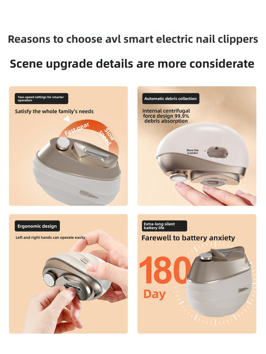 Buy Electric Nail Clipper and Polisher with Sanding Feature global swanky 3